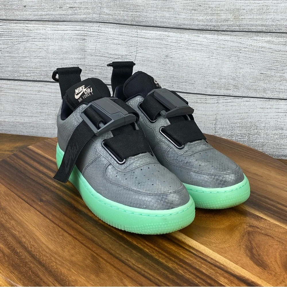 Nike Air Force 1 Utility Cool Grey OBJ Odell Beckham Jr Shoe AV2040-001 Kids 5.5